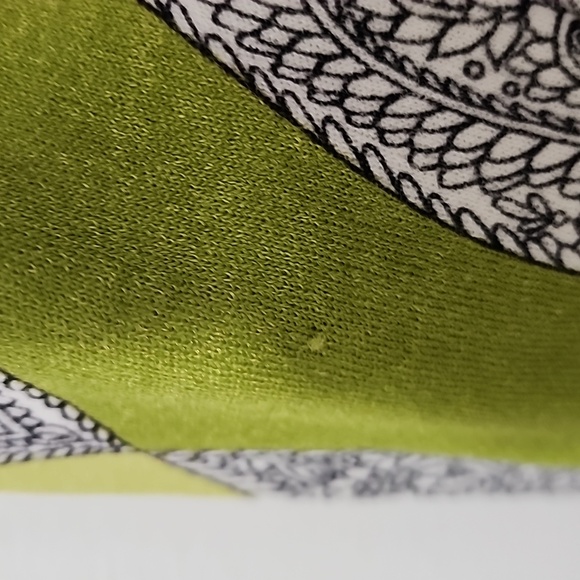 Paisley print bright long sleeve Union Made Vintage top size M - Picture 8 of 12